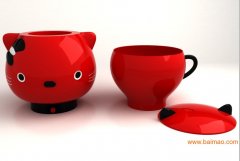 CNC水杯手板模型